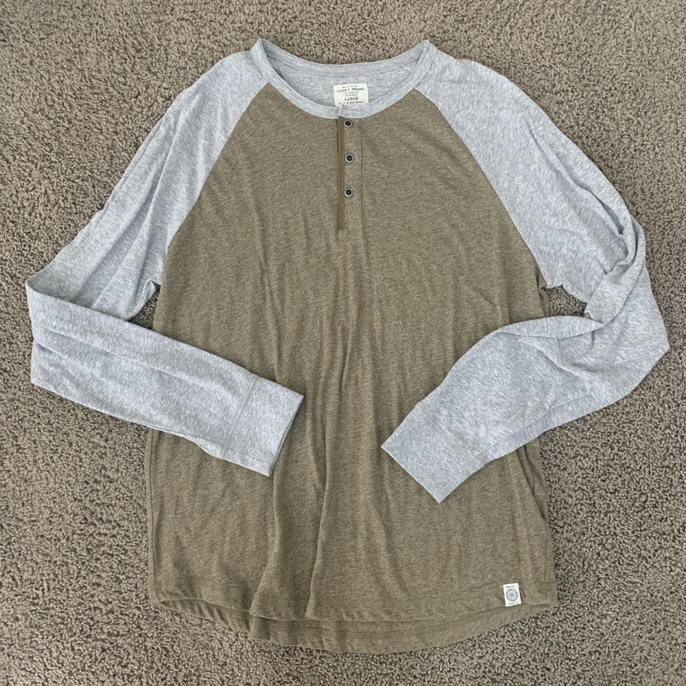 NEW lucky Brand men’s long sleeve shirt